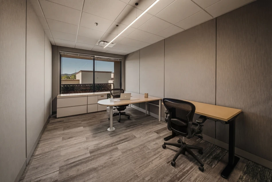 Private work spaces keep critical data safe from domestic interruptions